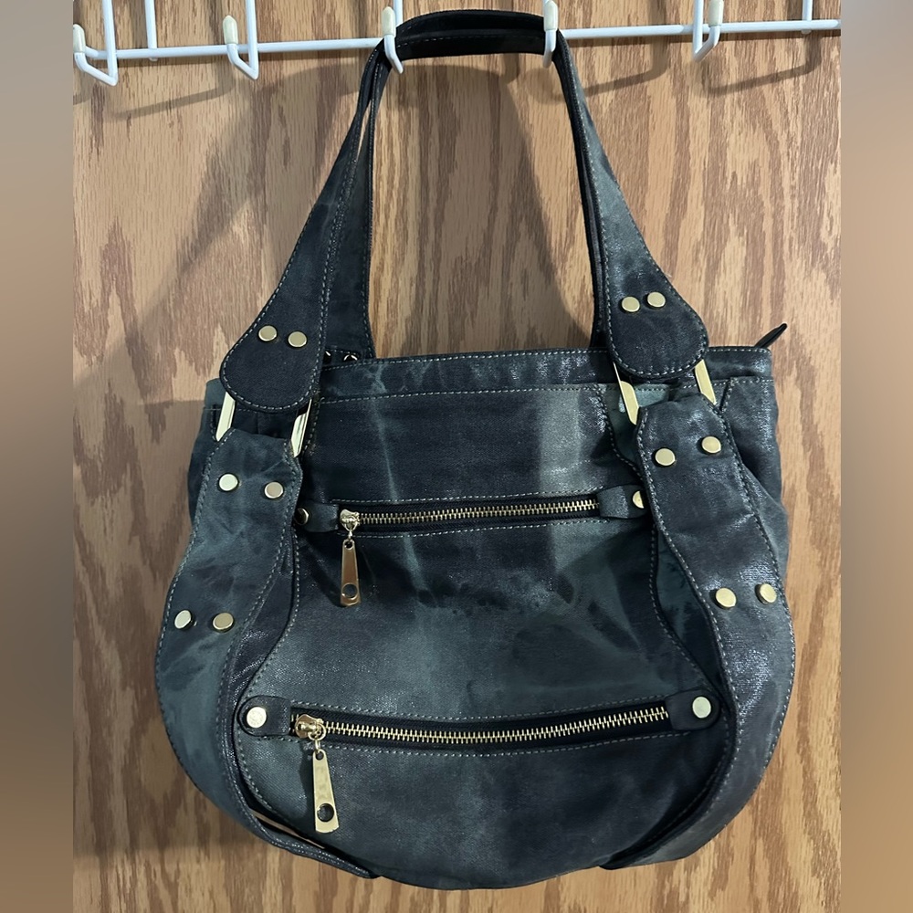 Green and Black Big Buddha Bag